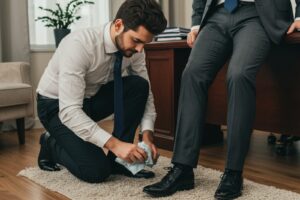 Líder, se quiser ser promovido… é necessário puxar o saco do seu líder, saiba como