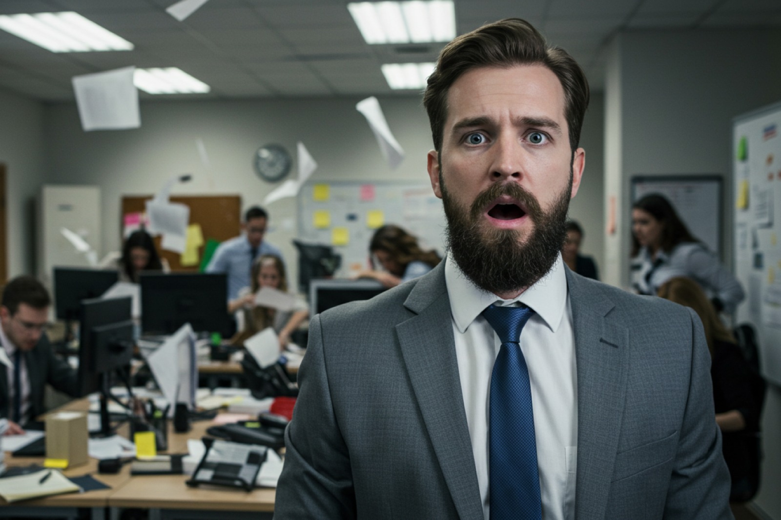 CEO analisando resultados de equipe e discutindo desenvolvimento de líderes com RH