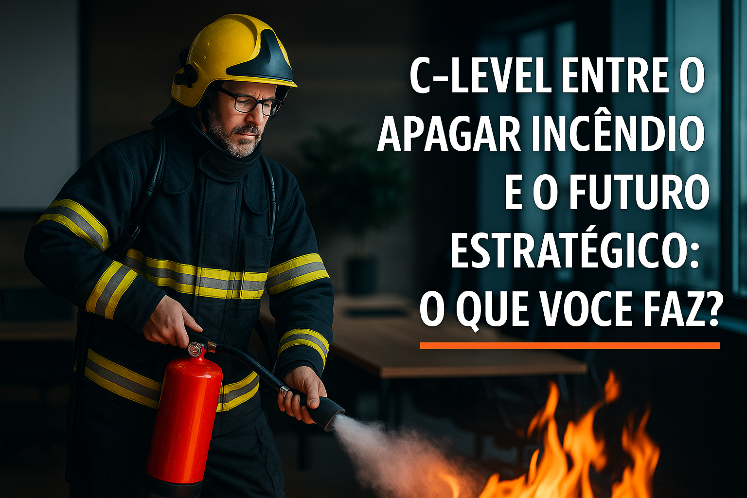 C-Level entre o apagar incêndio e futuro estratégico o que fazer