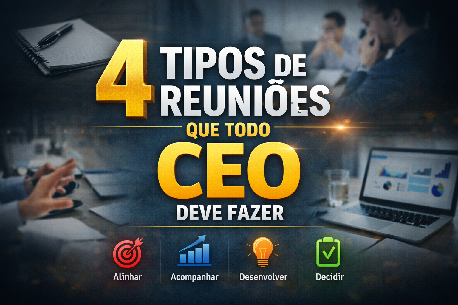4 tipos de reuniões que todo CEO deve fazer